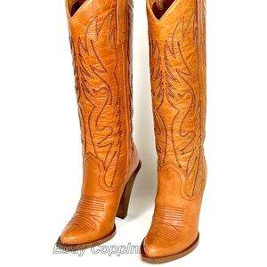 Jessica Simpson Alan Cowboy Cowgirl Boots - Women's 8.5B Excellent Condition
